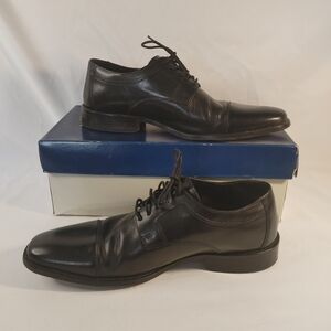 J. Murphy Cap Toe Oxford Dress Shoes Men’s 11M Black Leather Lace Up